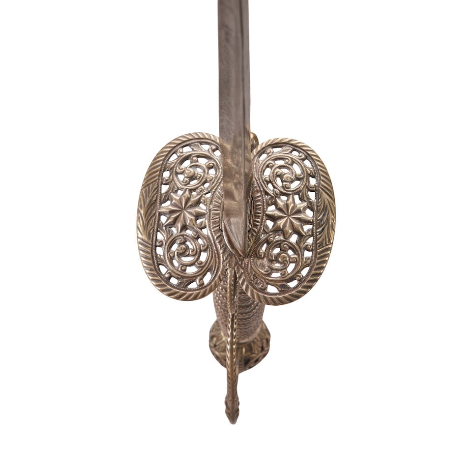 A MID-18TH CENTURY ENGLISH SILVER HILTED SMALL SWORD, - 2