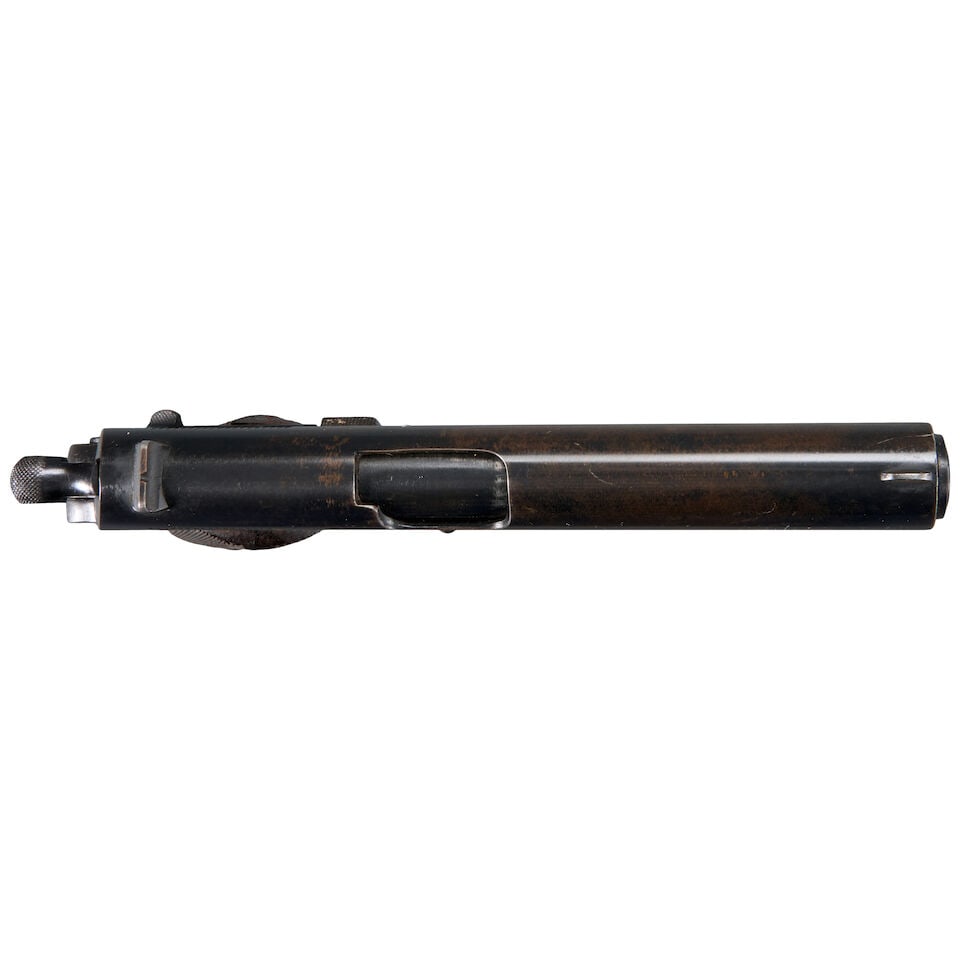 A WORLD WAR I COLT 'BLACK ARMY' MODEL 1911 PISTOL AND HOLSTER, Curio or Relic firearm - 3