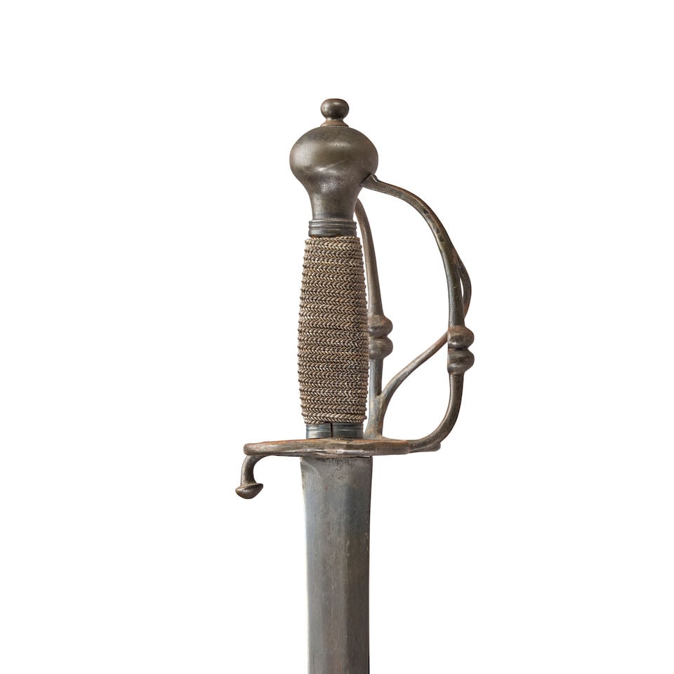A RESTORED WALLOON-TYPE BROADSWORD. - 2