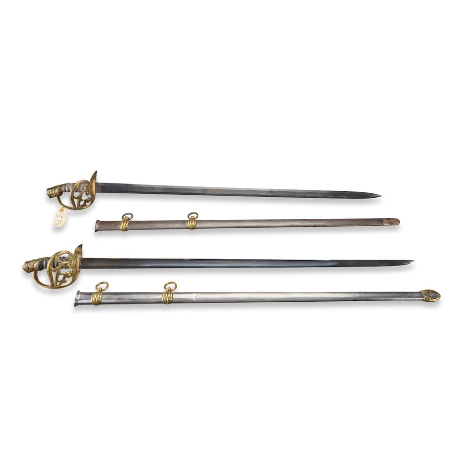 TWO BRITISH HORSE GUARDS SWORDS, (1 of 3)