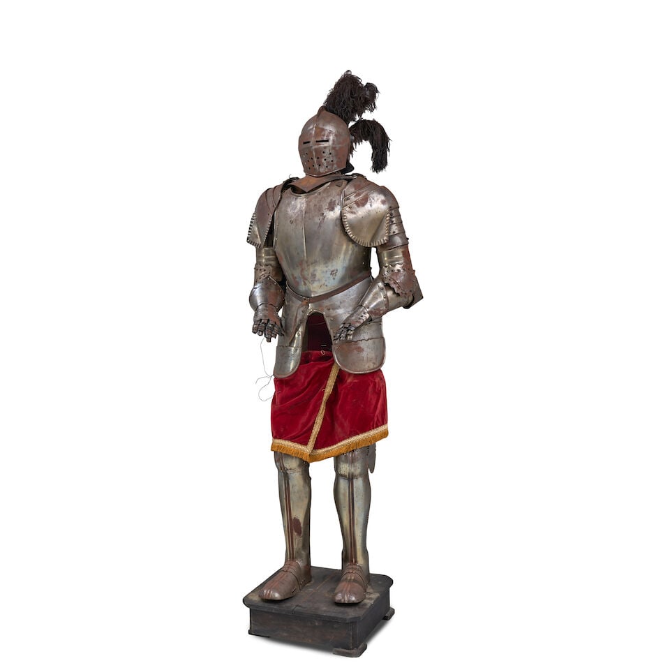 A VICTORIAN SUIT OF ARMOUR. - 3