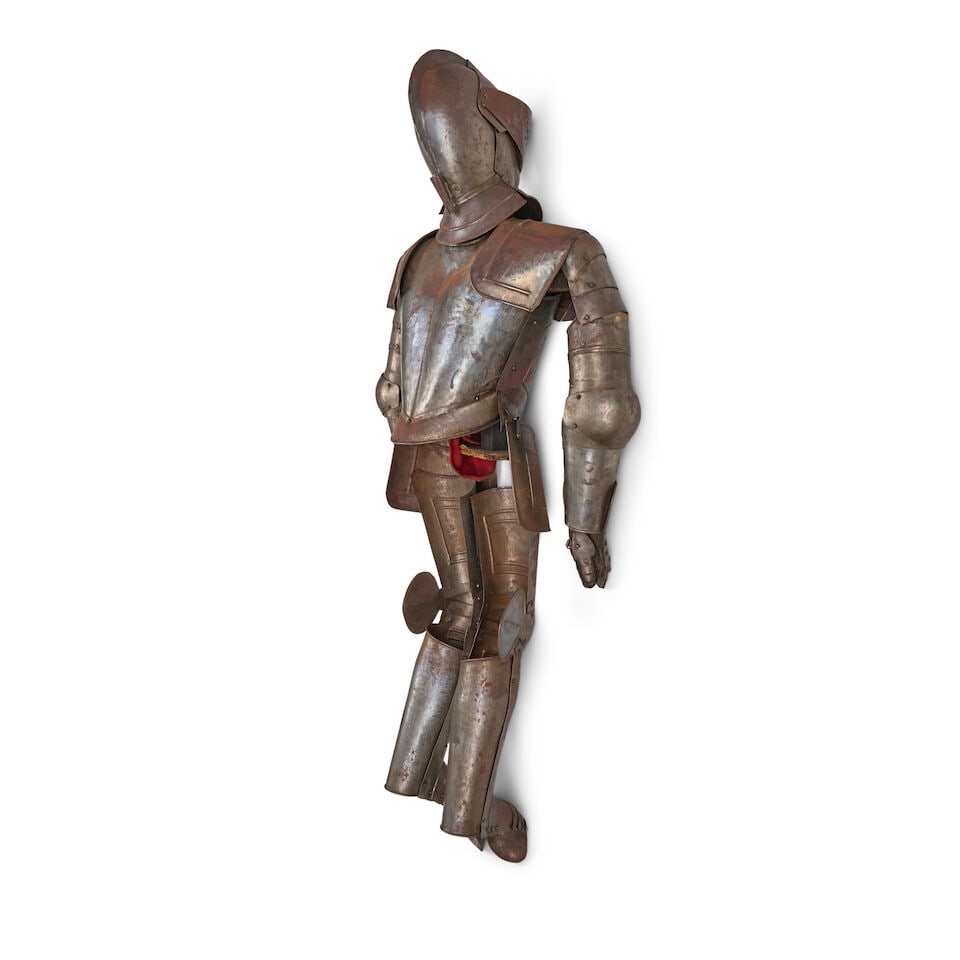 A VICTORIAN SUIT OF ARMOUR. - 2
