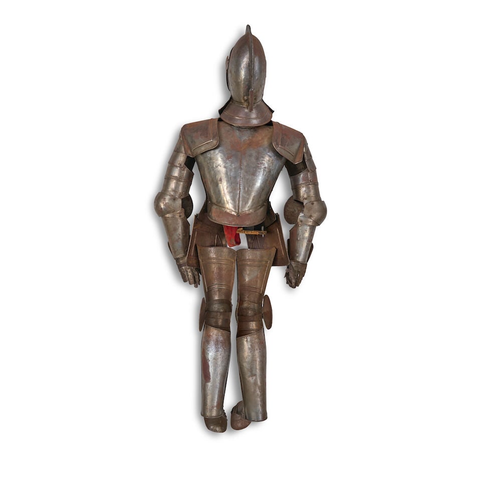 A VICTORIAN SUIT OF ARMOUR. - 3
