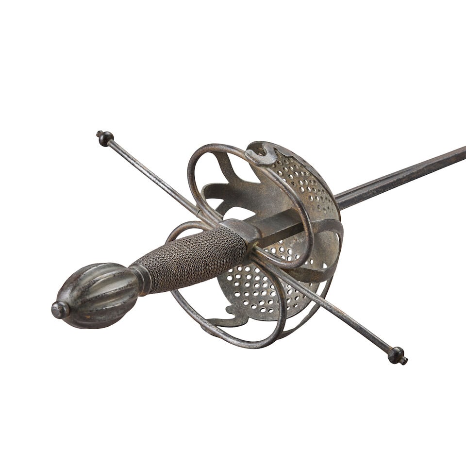 A MID-17TH CENTURY SEMI-PAPPENHEIMER RAPIER. - 3