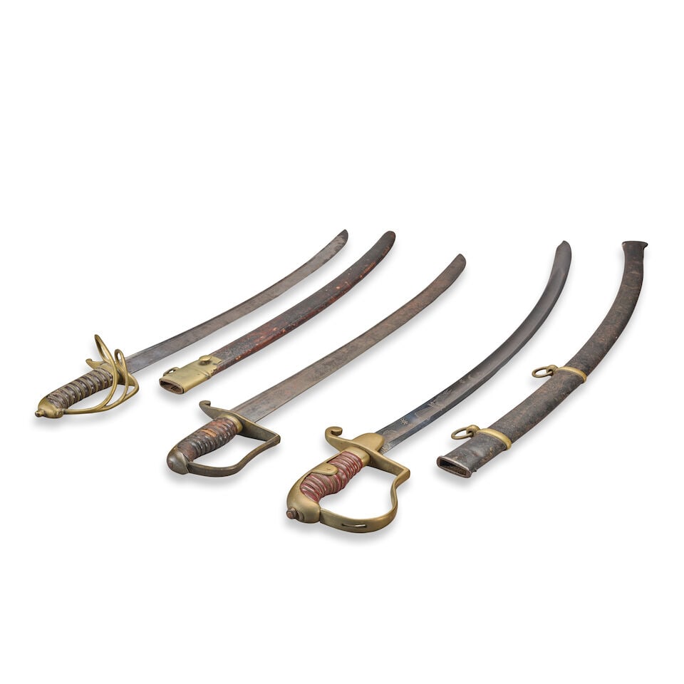 THREE 18TH/19TH CENTURY EUROPEAN SABERS. - 2