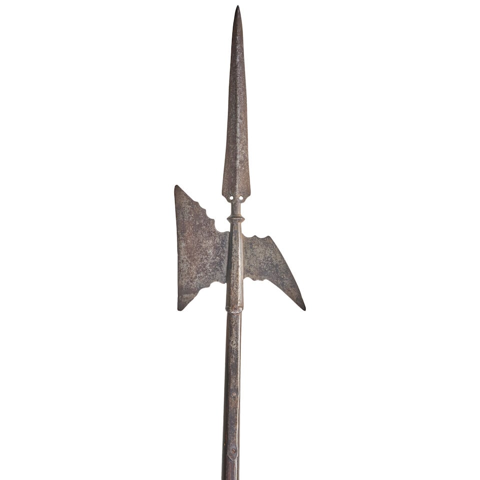 TWO 18TH CENTURY HALBERDS. - 5