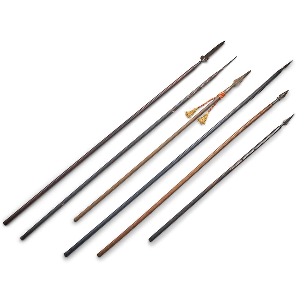 SIX 19TH CENTURY POLEARMS. - 2
