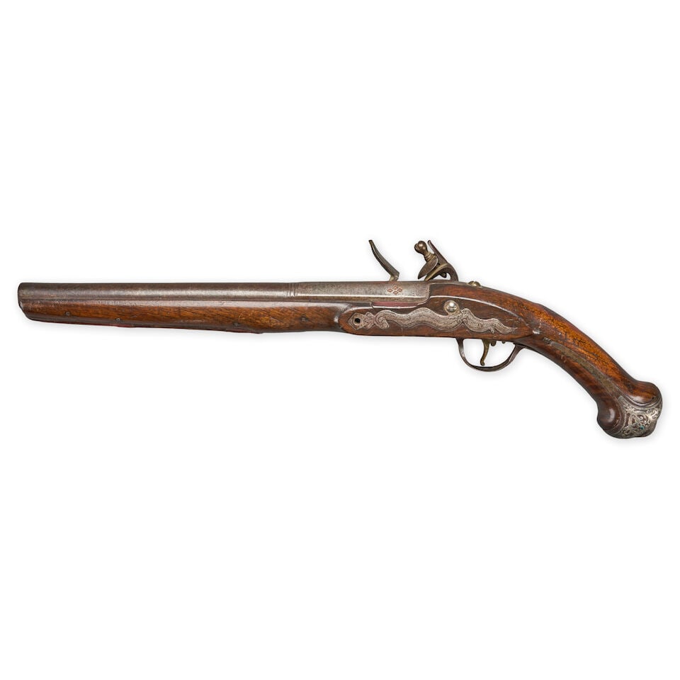 AN ITALIAN FLINTLOCK PISTOL FOR THE TURKISH/OTTOMAN MARKET, - 2