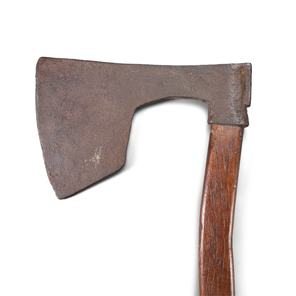 AN EARLY EUROPEAN EXECUTIONER'S-STYLE AXE. - 2