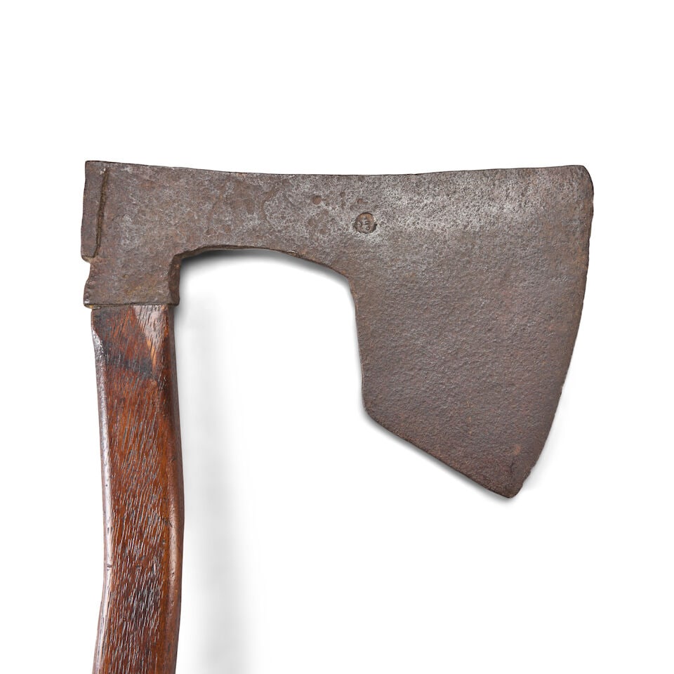AN EARLY EUROPEAN EXECUTIONER'S-STYLE AXE. - 3
