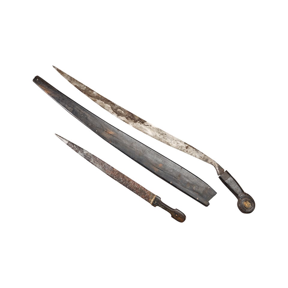 A CAUCASIAN DAGGER, AND A FILIPINO MACHETE. - 2