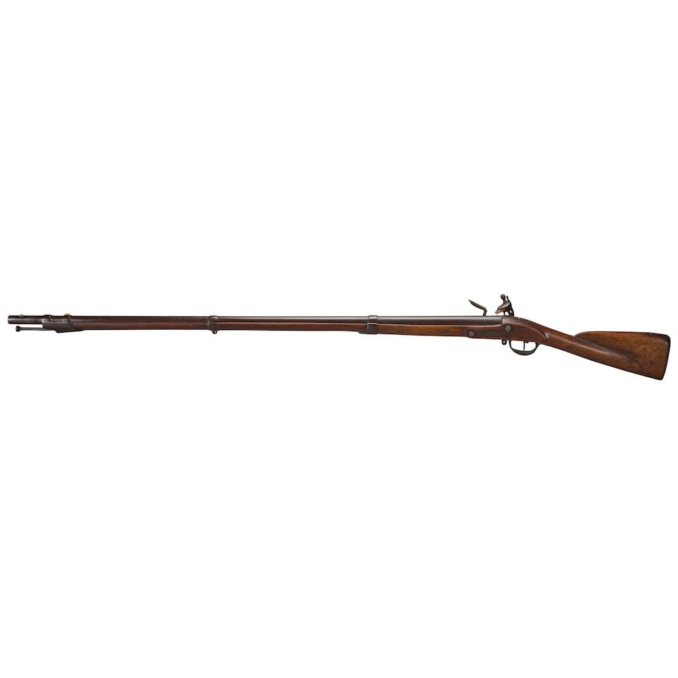 A FRENCH MODEL 1763/66 INFANTRY MUSKET FITTED WITH A SPRINGFIELD MODEL 1795 TYPE I MUSKET LOCK. - 3