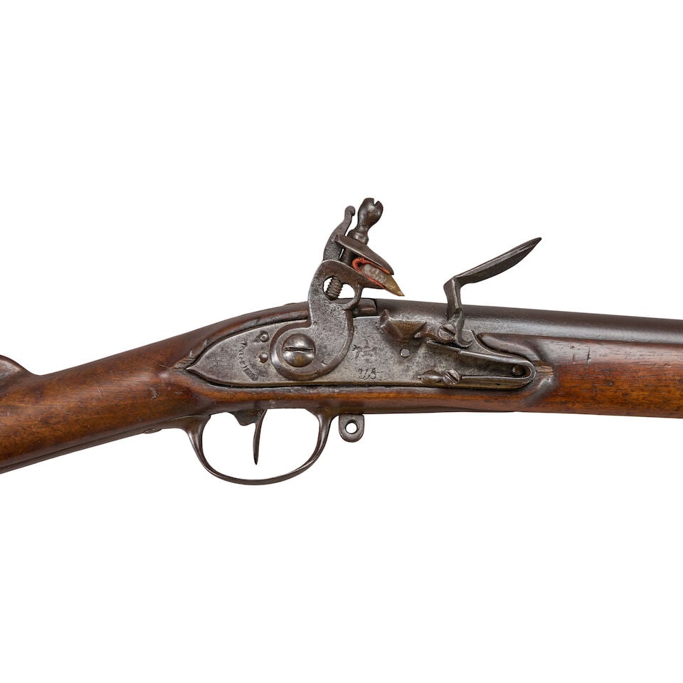 A FRENCH MODEL 1763/66 INFANTRY MUSKET FITTED WITH A SPRINGFIELD MODEL 1795 TYPE I MUSKET LOCK. - 4