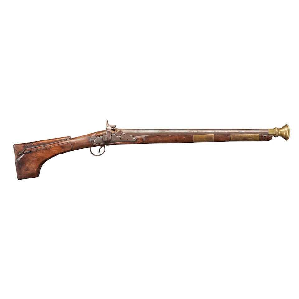 A 19TH CENTURY SPANISH COLONIAL PERCUSSION MUSKET. - 2