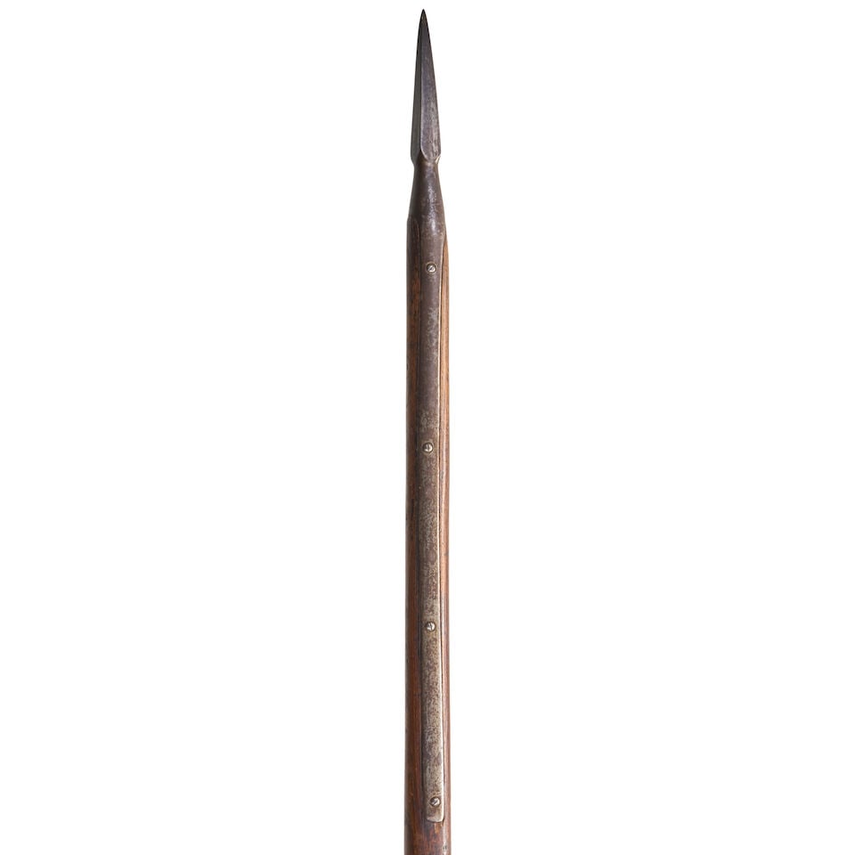 AN EARLY 19TH CENTURY/WAR OF 1812 BRITISH BOARDING PIKE. (1 of 3)
