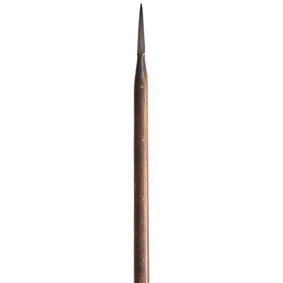 AN EARLY 19TH CENTURY/WAR OF 1812 BRITISH BOARDING PIKE. - 2