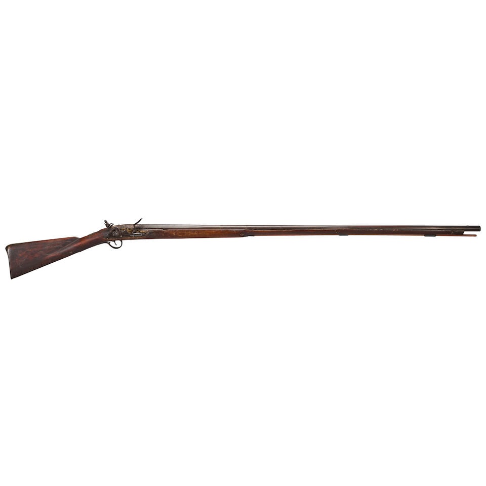 A LATE 18TH CENTURY AMERICAN MILITIA MUSKET. - 2