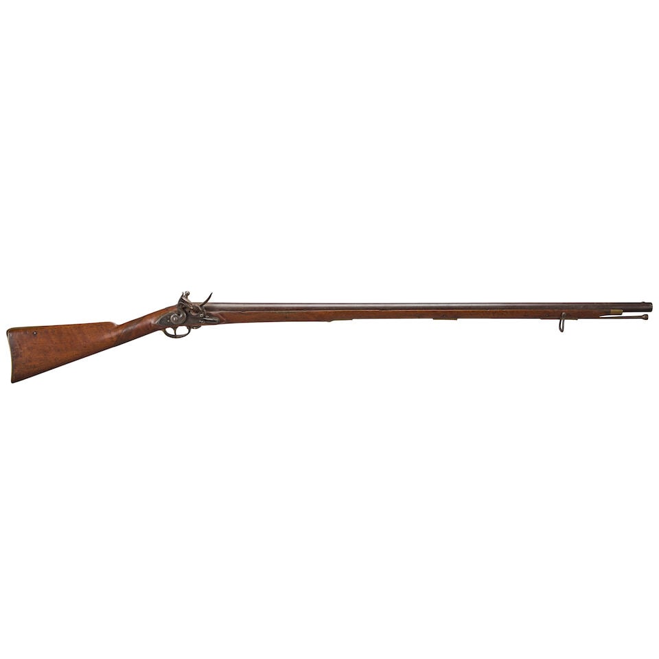AN EARLY 19TH CENTURY MASSACHUSETTS MILITIA MUSKET. - 2