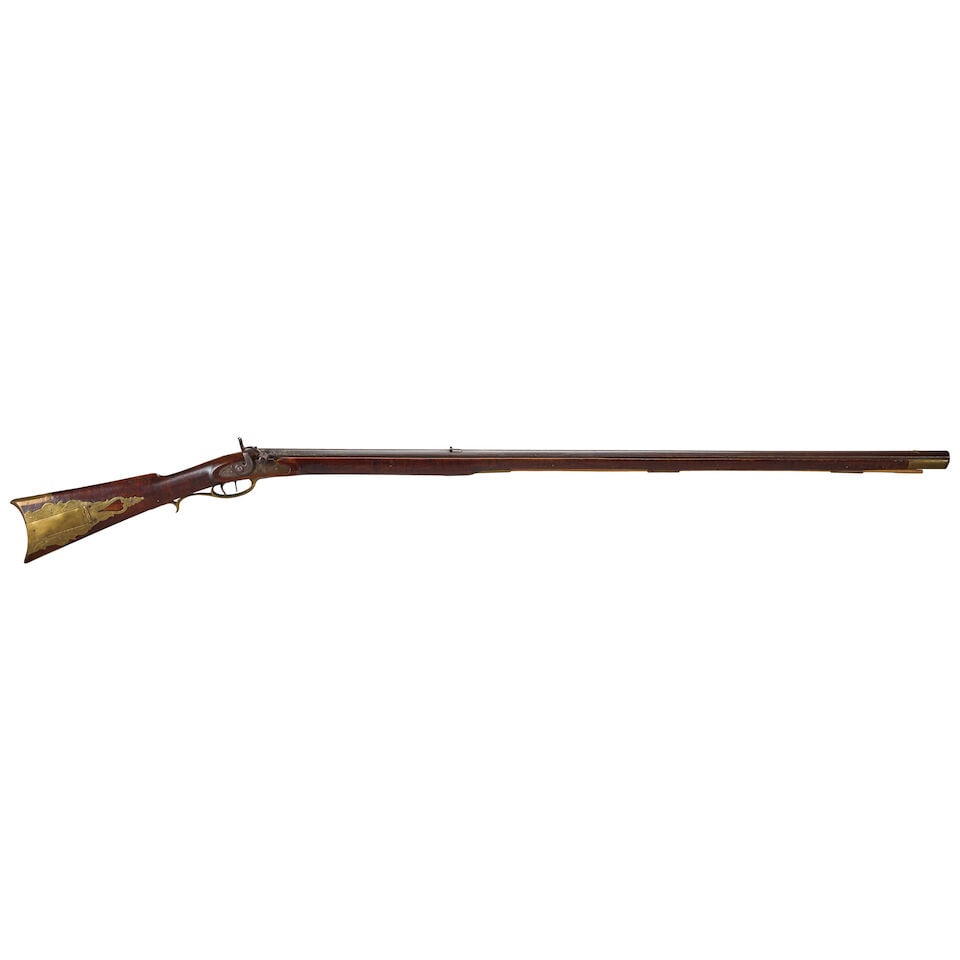 A JONATHAN FUNKHOUSER PERCUSSION LONG RIFLE, - 2