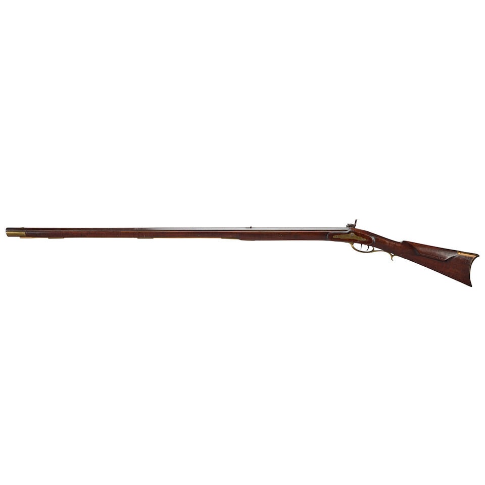 A JONATHAN FUNKHOUSER PERCUSSION LONG RIFLE, - 3