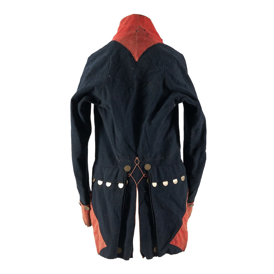 AN EARLY 19TH CENTURY NEW ENGLAND MILITIA COATEE, - 2