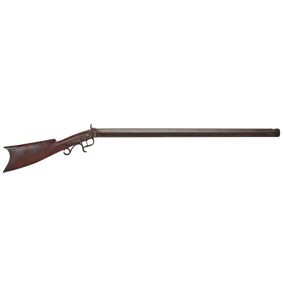 A HEAVY BARREL PERCUSSION TARGET RIFLE, - 2