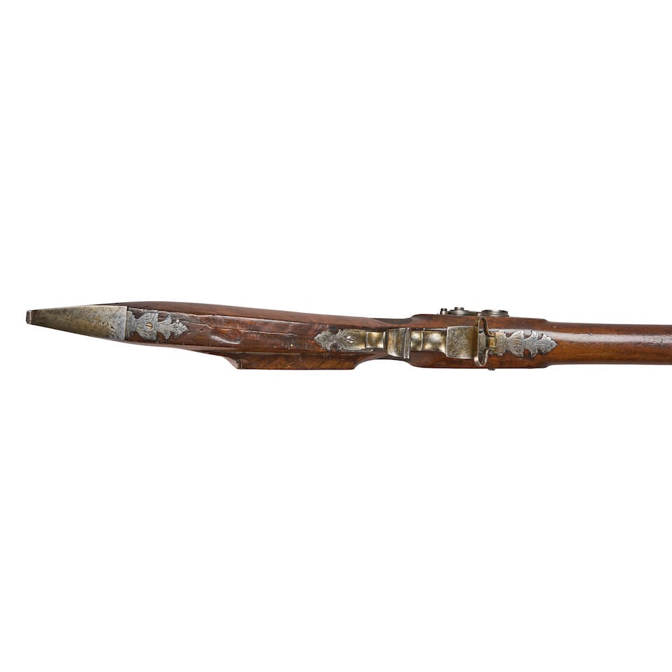 A GERMAN/AUSTRIAN SCHUETZEN RIFLE, - 5