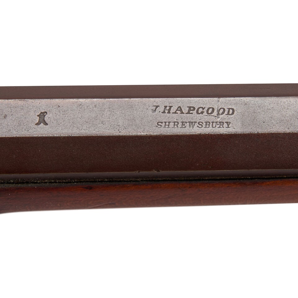 A JOAB HAPGOOD, SHREWSBURY, MASSACHUSETTS, FLINTLOCK RIFLE, - 5