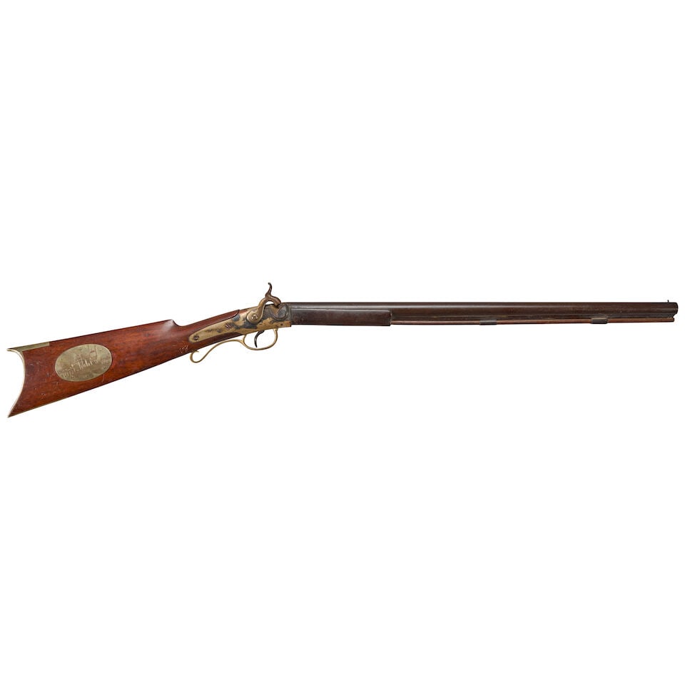 A MID-19TH CENTURY EUROPEAN PERCUSSION SPORTING GUN. - 2
