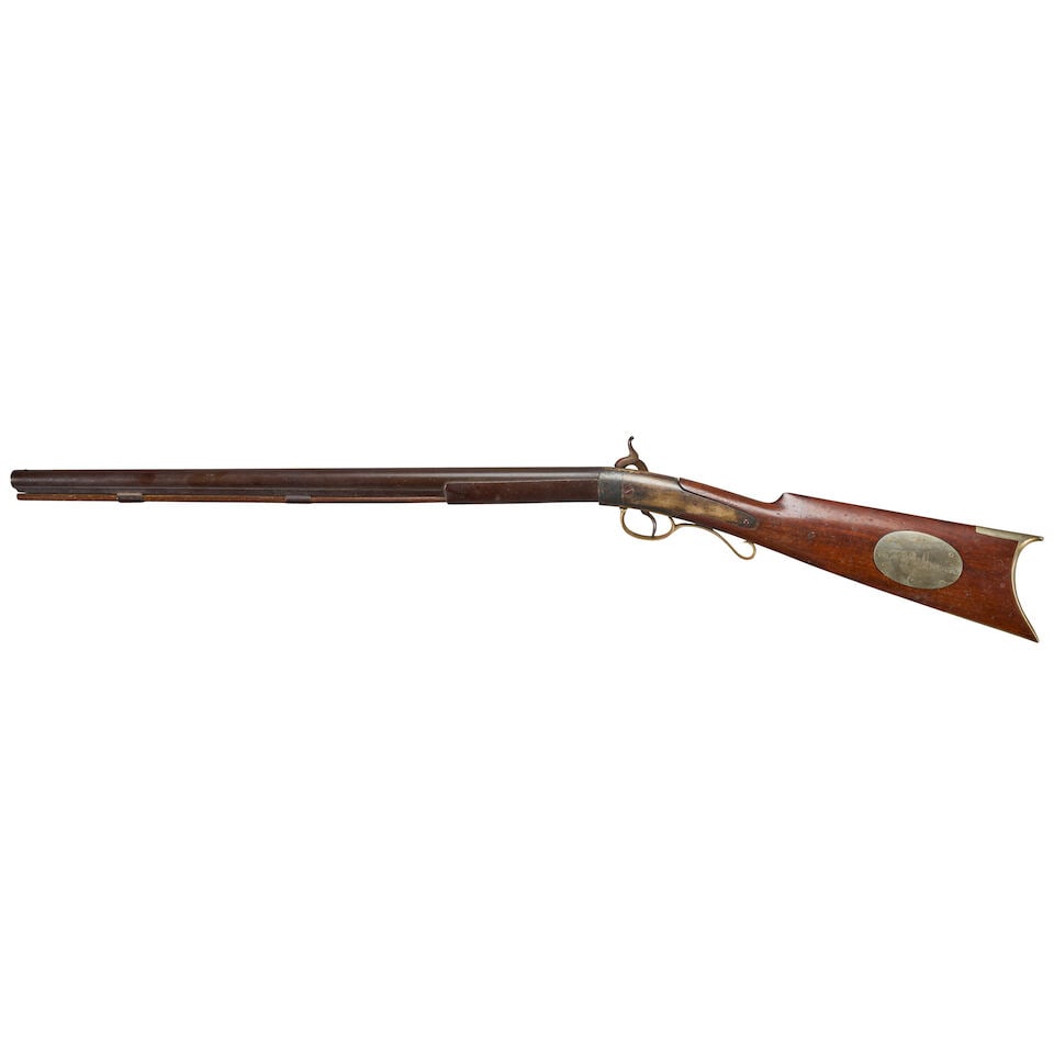 A MID-19TH CENTURY EUROPEAN PERCUSSION SPORTING GUN. - 3