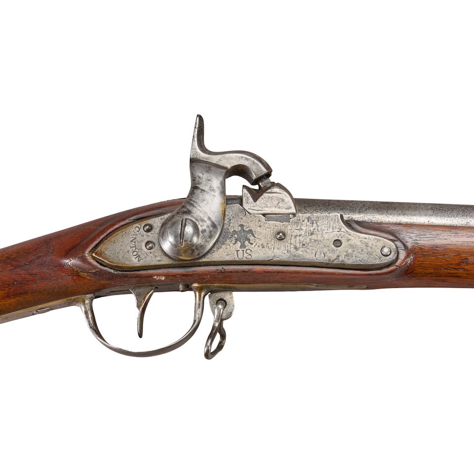 A U.S. 1798 CONTRACT MUSKET CONVERTED TO PERCUSSION, - 4