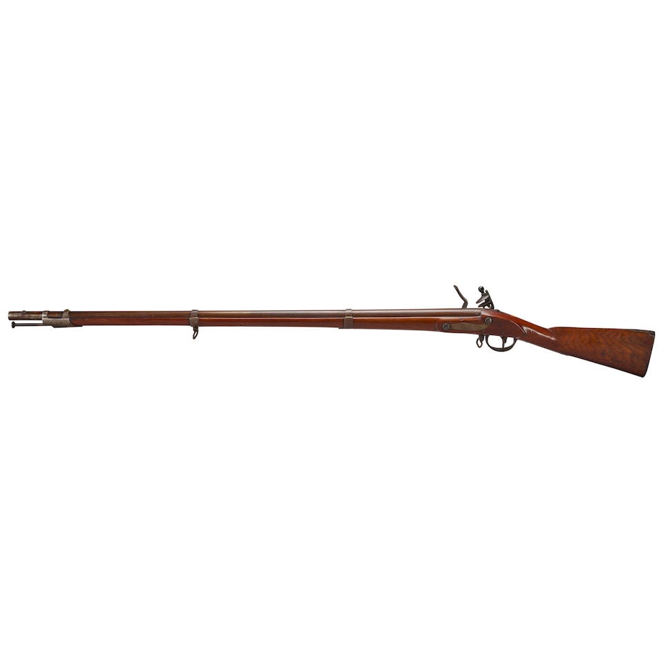AN M.T. WICKHAM CONTRACT U.S. MODEL 1822/28 FLINTLOCK MUSKET. - 3