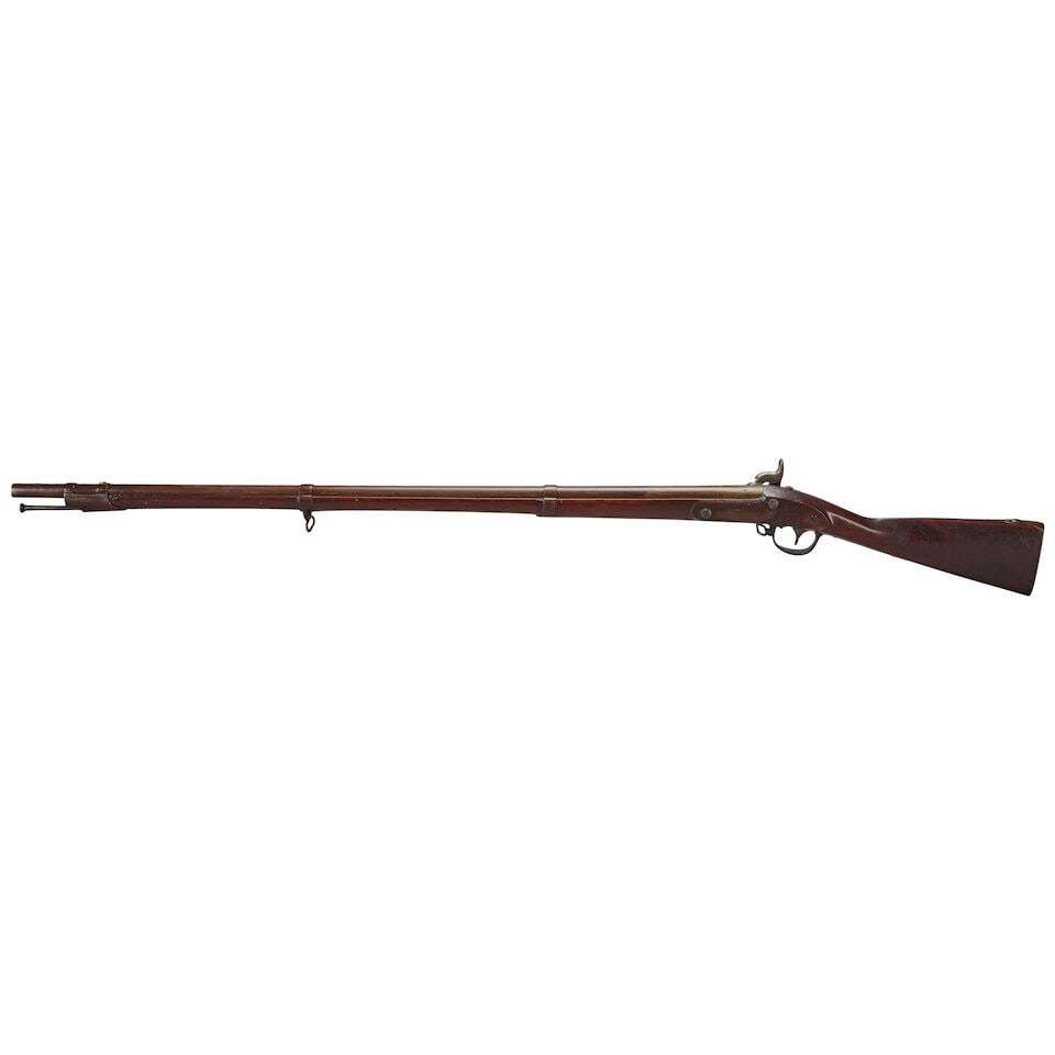 A LEMUEL POMEROY U.S. MODEL 1822 CONTRACT MUSKET CONVERTED TO PERCUSSION, - 3