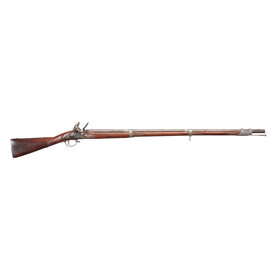 A RESTOCKED U.S. MODEL 1822/28 MUSKET. - 2