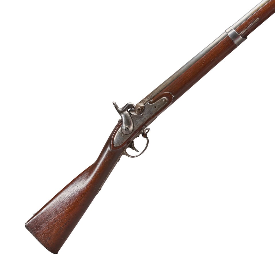 A SPRINGFIELD MODEL 1822/28 MUSKET CONVERTED TO PERCUSSION,