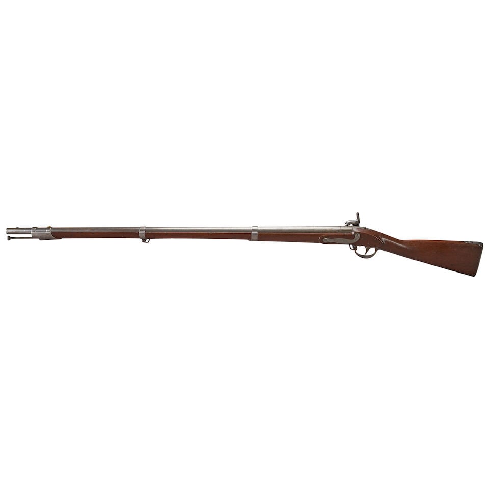 A SPRINGFIELD MODEL 1822/28 MUSKET CONVERTED TO PERCUSSION, - 3
