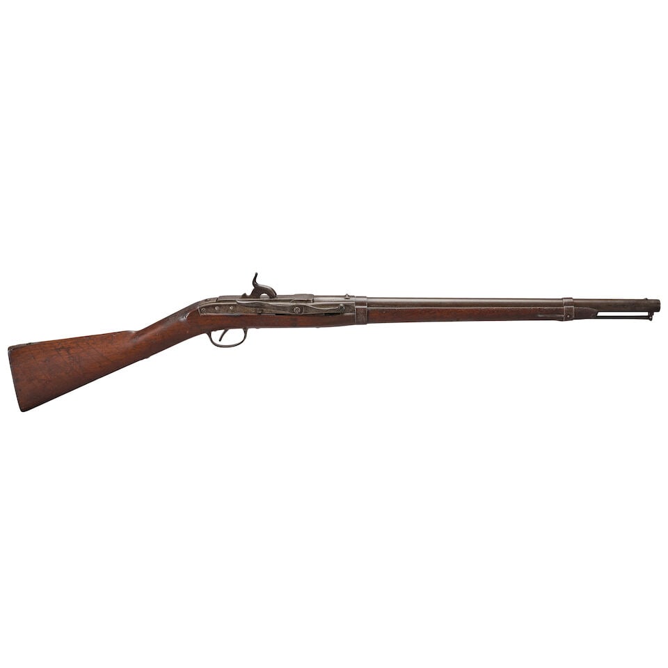 A U.S. MODEL 1843 HALL-NORTH BREECH-LOADING PERCUSSION CARBINE, - 2
