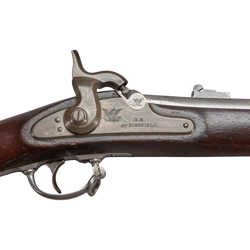 A CIVIL WAR SPRINGFIELD U.S. MODEL 1863 RIFLE MUSKET, - 4