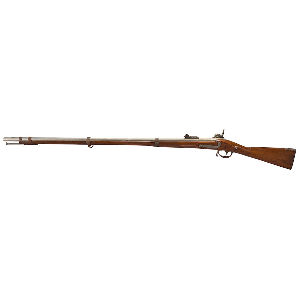 A MAYNARD CONVERSION U.S. MODEL 1840 MUSKET AND BAYONET. - 3