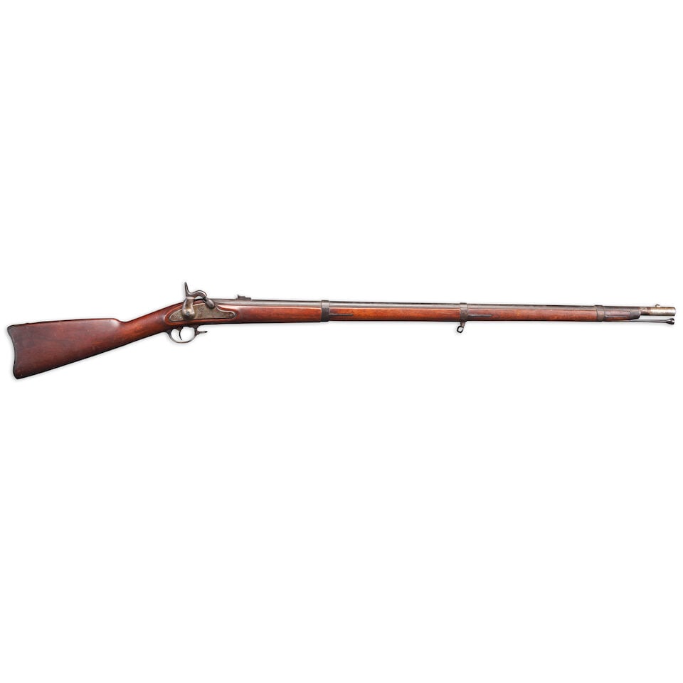 A CIVIL WAR BRIDESBURG U.S. MODEL 1861 RIFLE MUSKET. - 2
