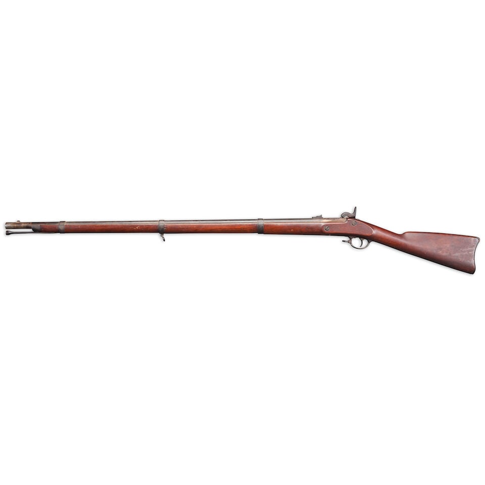 A CIVIL WAR BRIDESBURG U.S. MODEL 1861 RIFLE MUSKET. - 3