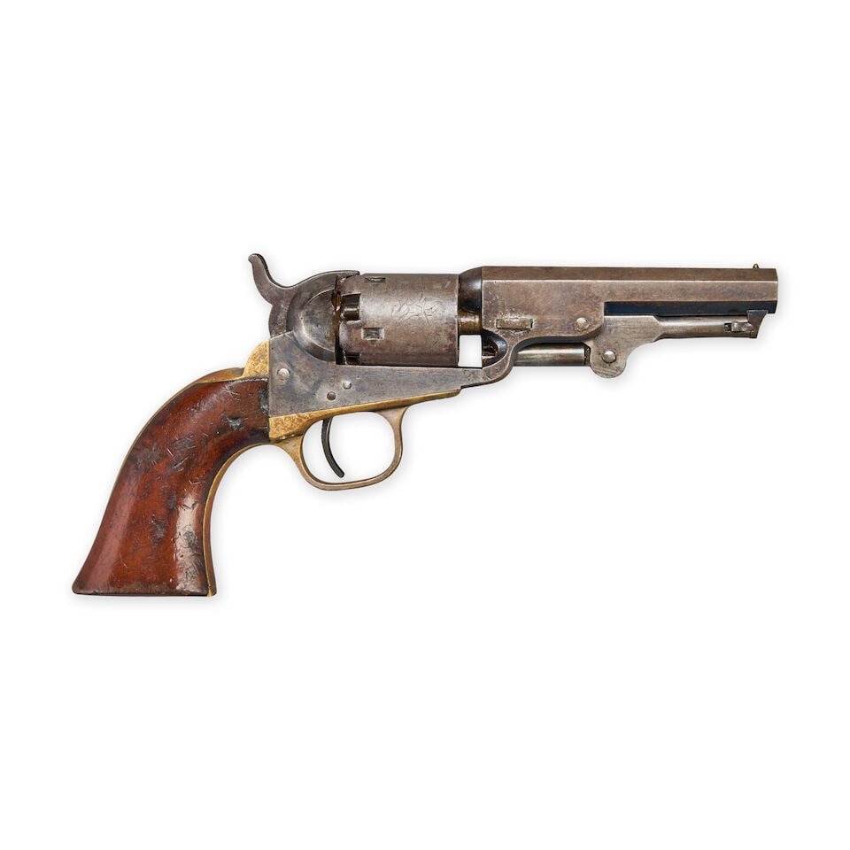 A COLT MODEL 1849 POCKET REVOLVER, (1 of 4)