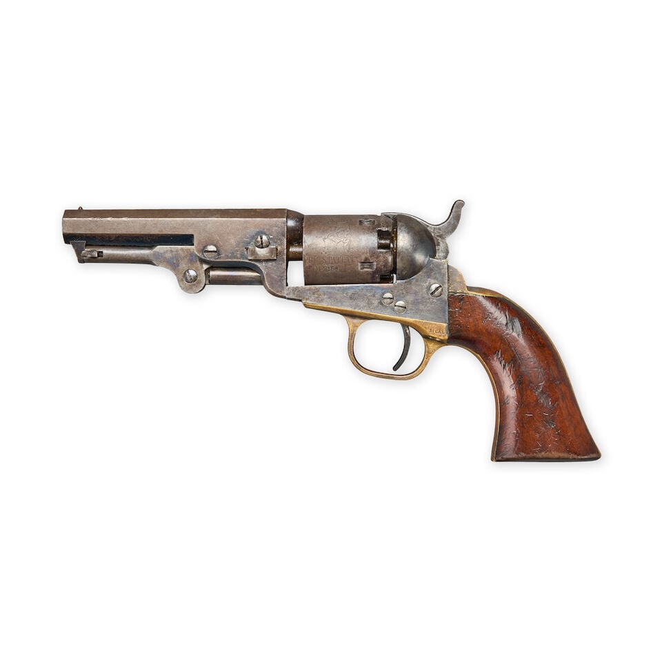 A COLT MODEL 1849 POCKET REVOLVER, - 2