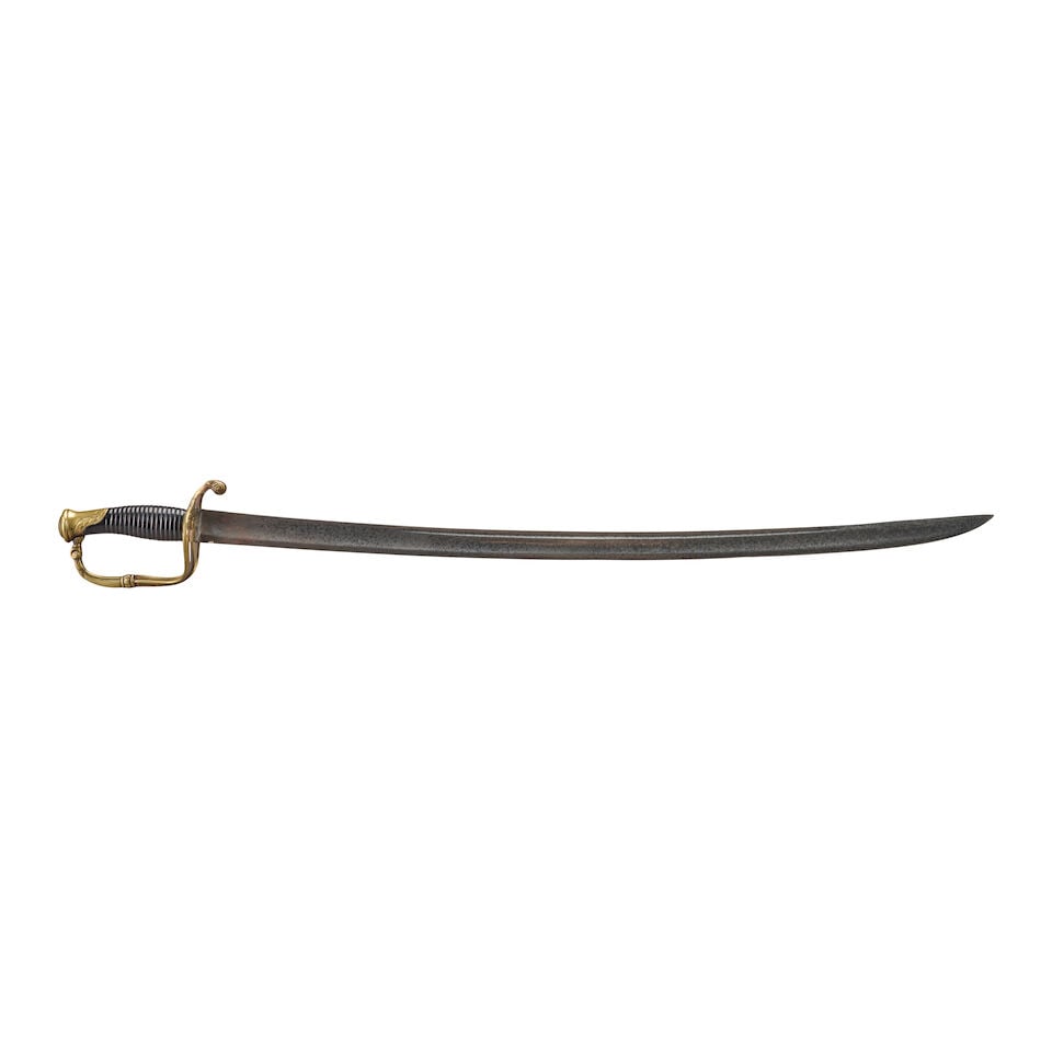 A POSSIBLE CIVIL WAR MCELROY CAVALRY SABER. (1 of 3)