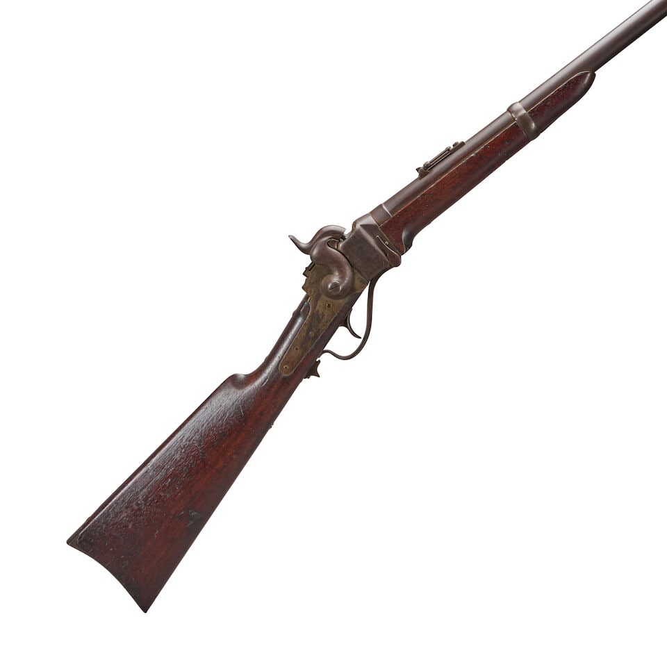 A SHARPS NEW MODEL 1863 CARBINE. (1 of 3)