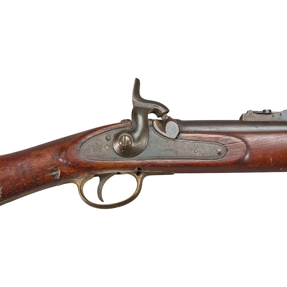A CIVIL WAR BRITISH PATTERN 1853 RIFLE MUSKET, - 4
