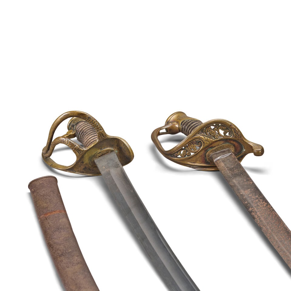 TWO CIVIL WAR SWORDS. - 2