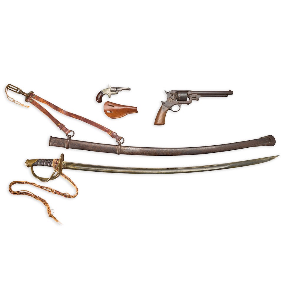 THREE CIVIL WAR WEAPONS. (1 of 2)