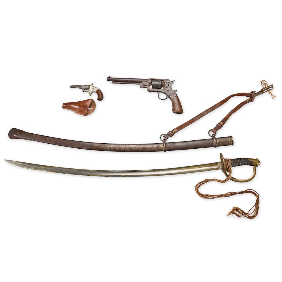 THREE CIVIL WAR WEAPONS. - 2