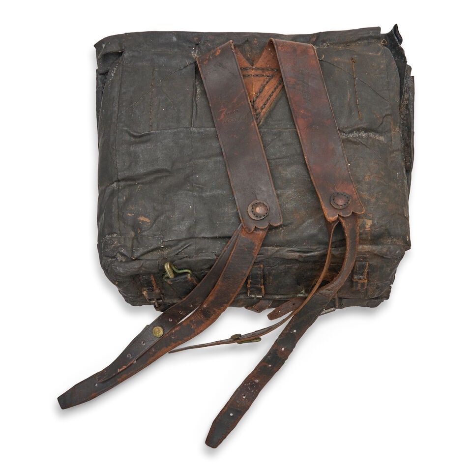 A CIVIL WAR FORAGE CAP AND KNAPSACK BELONGING TO SERGEANT AUSTIN C. STEARNS, 13TH MASSACHUSETTS ... - 4